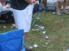 Oh, he's peeing down his own leg.