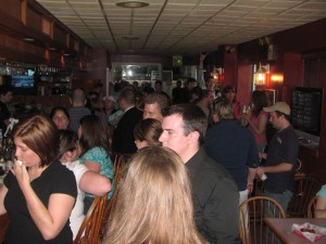 Packed evening at Bad Decisions