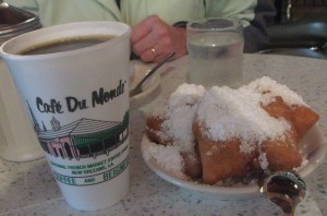 coffee beignets