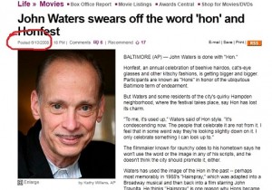 John Waters: Still ahead of the curve