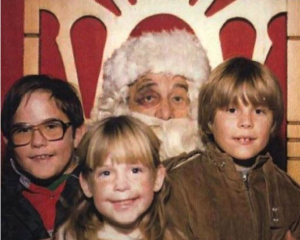 Shiner Obviously Santa got out of line and Mrs. Claus gave him a what for.
