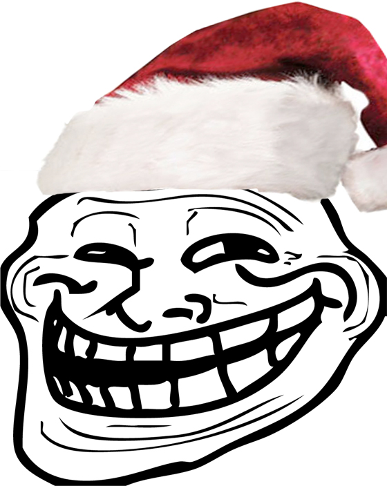 christmas trollface