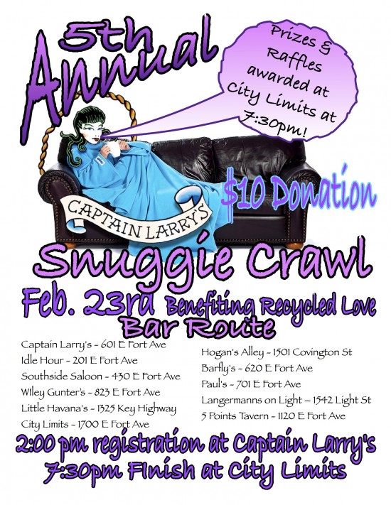 snuggie bar crawl